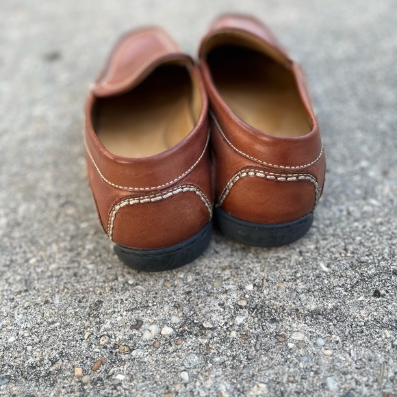Dockers Catalina Brown Leather Slip On Casual Loafer - Picture 7 of 9